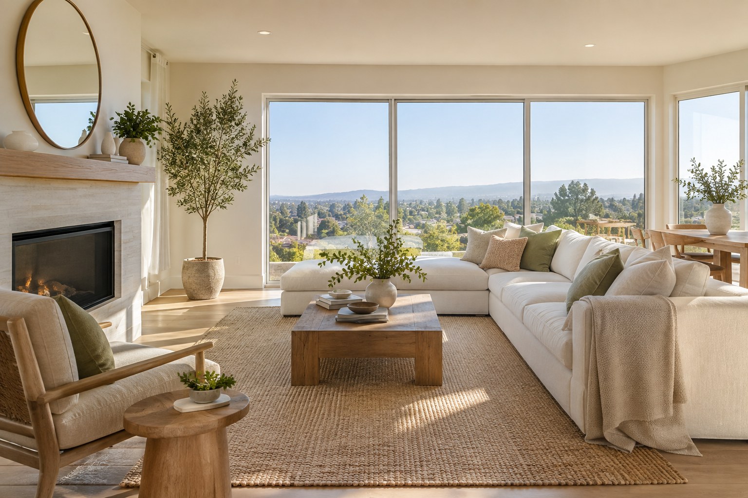 A bright Conejo Valley home interior, illustrative